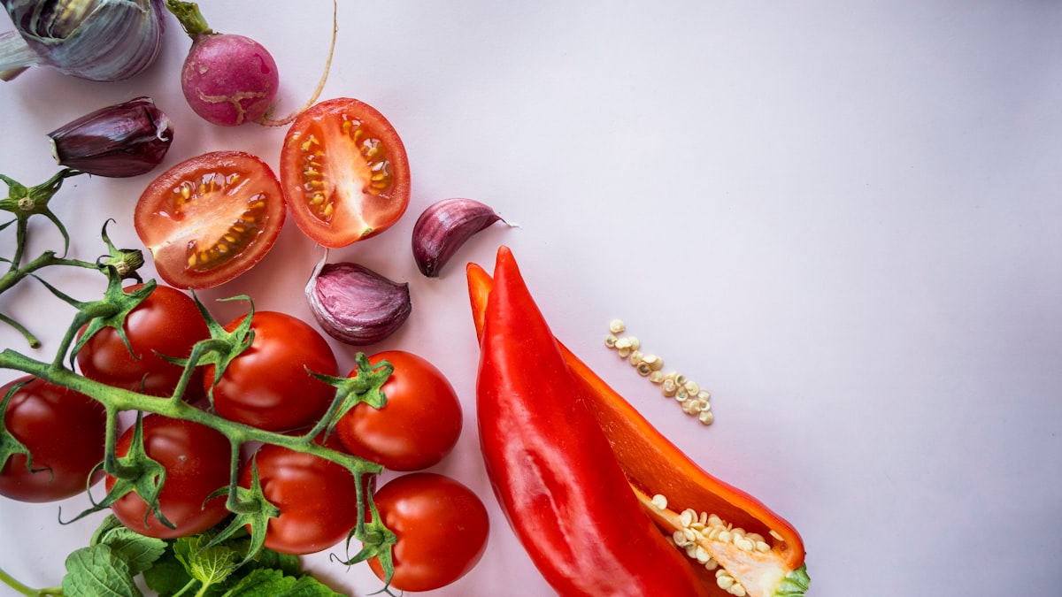 Curry di verdure indiano con riso basmati